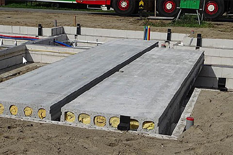 Rib cassette vloer